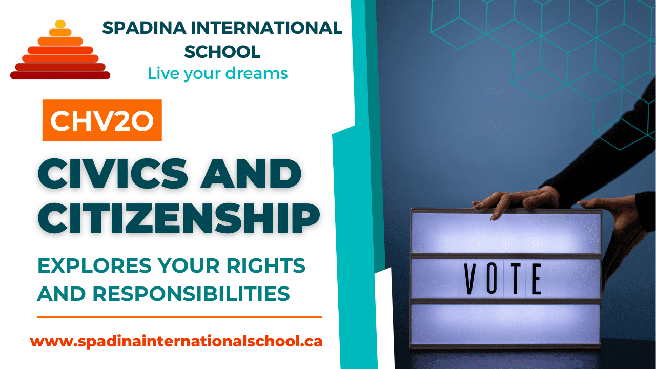 CHV2O - Civics and Citizenship - Grade 10 - Spadina International School