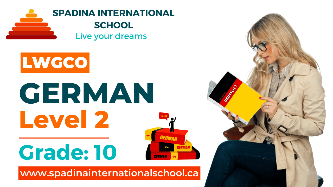 LWGCO - German Level 2 - Grade 10 course Online