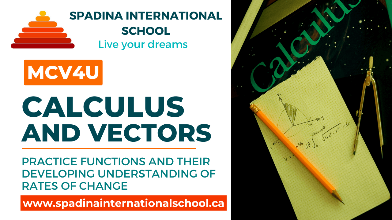 MCV4U - Calculus and Vectors - Grade 12 - Ontario Online School